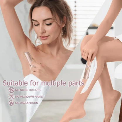 Afeitadora Eléctrica Corporal Doble Cabezal para Mujer ⚡